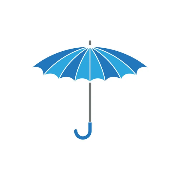Paraplu Pictogram Vector Illustratie Sjabloon Embleemontwerp Stockvector