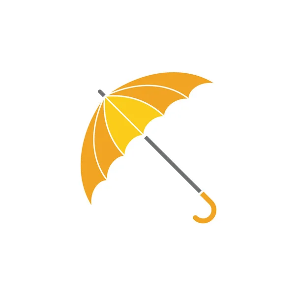 Paraplu Pictogram Vector Illustratie Sjabloon Embleemontwerp Rechtenvrije Stockillustraties