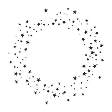 yıldız arkaplan çizim şablonu