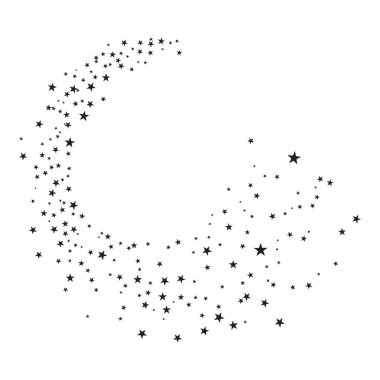 yıldız arkaplan çizim şablonu
