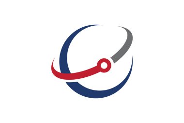 Dünya etrafında kablolar Daha hızlı illüstrasyon tasarım şablonu