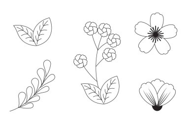 Bitkisel elementlerle Bahar Sanatı Çiçeği