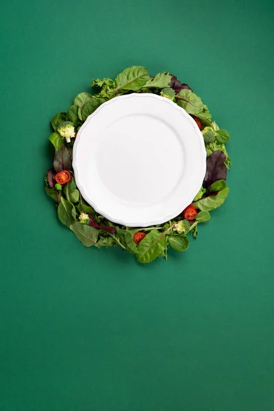 Vegetarische Veganistische Dieet Maand Januari Genaamd Veganuary Verscheidenheid Van Veganistisch Rechtenvrije Stockafbeeldingen
