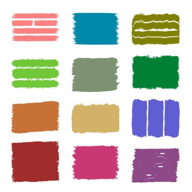 Paint brush strokes, Grunge Urban Background.Texture Vector.Dust Overlay Distress Grain 