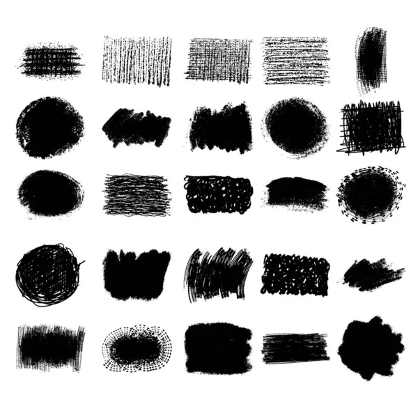 Forma Grunge Textura Fondo Paquete Ilustración Vectorial — Archivo Imágenes Vectoriales