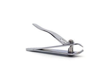 Tırnak makası ya da tırnak kesicisi beyaz arkaplanda izole edildi.