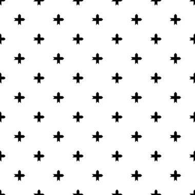 Beyaz arkaplan vektöründe siyah ve simge aralıksız desen. Oklar logo simgesini yineleyen desen tasarımı.