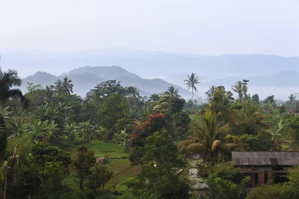 西ジャワ州スカブミの雄大な風景の眺めインドネシア — ストック写真