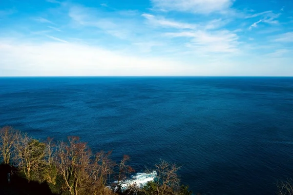 Calm Deep Sea Horizon Seen Relaxation Background — Stockfoto