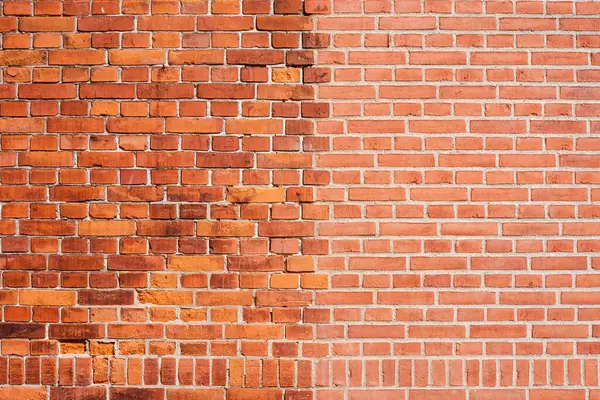 Texture Red Brick Wall Flat Photography Background — Stock Photo, Image