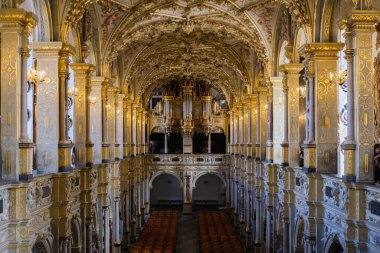 Frederiksborg kalesindeki süslü şapel, Kopenhag 'daki saray..