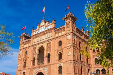 Madrid, İspanya - 10 Ekim 23: Las Ventas boğa güreşi.