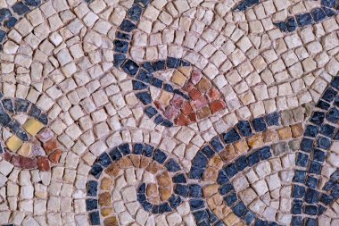 Otantik Roma mozaiği, ayrıntı.