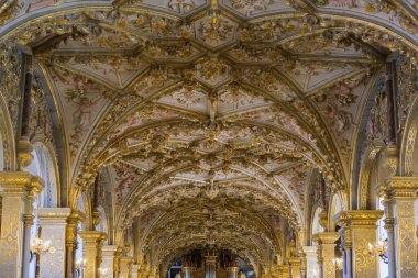 Frederiksborg kalesindeki süslü şapel, Kopenhag 'daki saray..