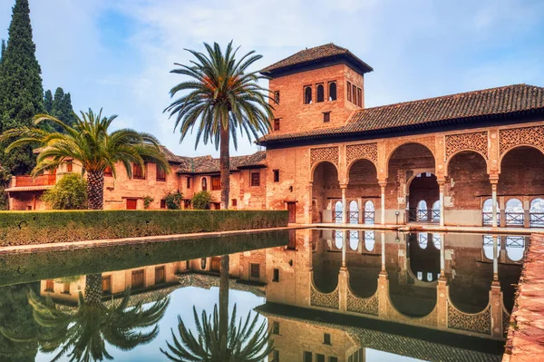 Ogrody Alhambra Granada Andaluzja Hiszpania — Zdjęcie stockowe