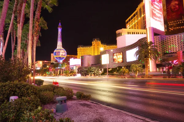 Las Vegas October 2019 네바다주 라스베이거스 스트립 스트립 후반에 처음으로 — 스톡 사진