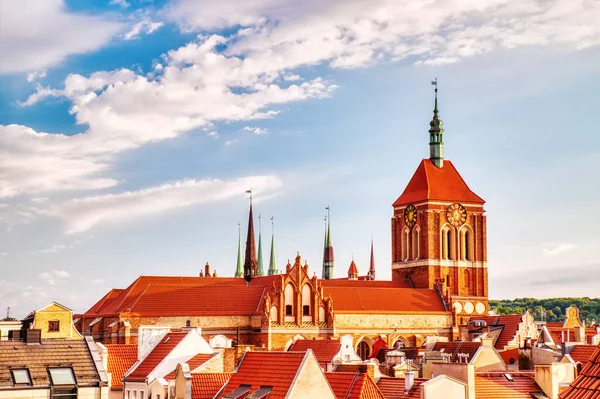 Гданський Краєвид Сонячний День Польща — стокове фото