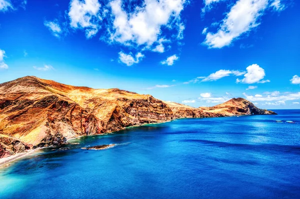 Madeira Island Landscape Pohled Ponta Sao Lourenco Během Slunečného Dne — Stock fotografie