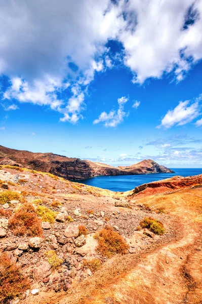 Landschap Van Madeira Gezicht Ponta Sao Lourenco Tijdens Een Zonnige — Stockfoto