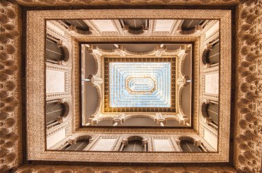 Sevilla Kraliyet Alcazar 'ı (Real Alcazar de Sevilla), Sevilla, İspanya   