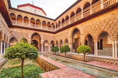Sevilla Kraliyet Bahçesi (Real Alcazar de Sevilla), Sevilla, İspanya