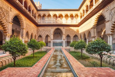 Sevilla Kraliyet Bahçesi (Real Alcazar de Sevilla), Sevilla, İspanya