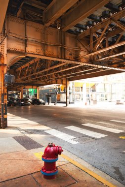 Şehir merkezindeki Chicago Metro Döngüsü, Illinois 