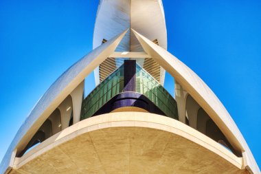 Güneşli bir günde Palau de les Arts, Valencia 