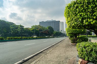 Rizal Park, Manila, Filipinler 2 Temmuz 2014: Abenida Maria Orosa Manila, Filipinler 'deki Rizal Park