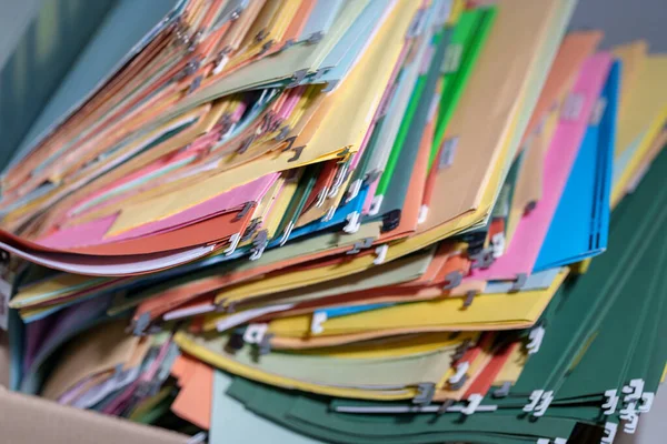 File Folder Documents Paper Documents Office — Stock Fotó