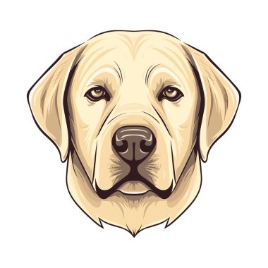 Baş maskotu. Logo tasarımı. Tişörtlere baskı yapmak için resim.