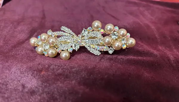 beautiful jewelry on a white background, hair accessories for updos. Women hair accessories for parties, functions, weddings. 