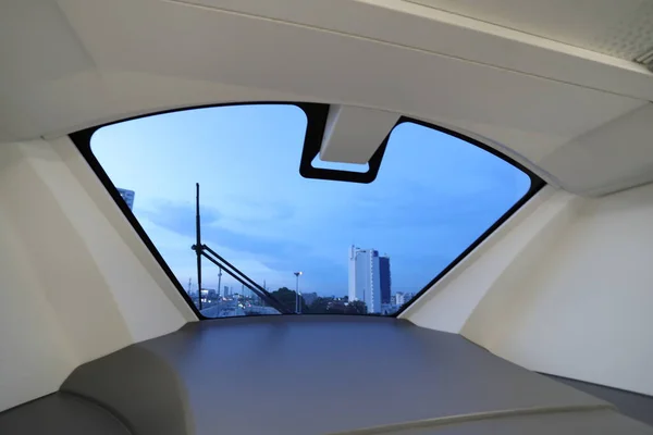 Bangkok Tailândia Junho 2023 Interior Dos Monorails Céu Trem Bangkok — Fotografia de Stock