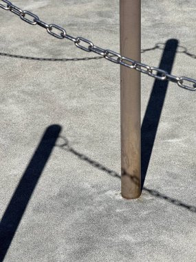 Yerel şehrin bir kısmındaki yapım çalışmalarının soyut görünümü.