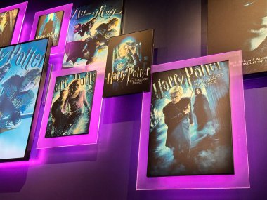 Tokyo, Japonya - 24 Mayıs 2025: The Make of Harry Potter Warner Bros 'un iç mekanı. Tokyo, Japonya 'daki Studio Tour Tokyo.