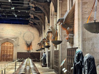 Tokyo, Japonya - 24 Mayıs 2025: The Make of Harry Potter Warner Bros 'un iç mekanı. Tokyo, Japonya 'daki Studio Tour Tokyo.