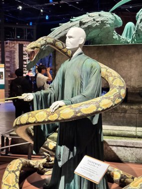 Tokyo, Japonya - 24 Mayıs 2025: The Make of Harry Potter Warner Bros 'un iç mekanı. Tokyo, Japonya 'daki Studio Tour Tokyo.