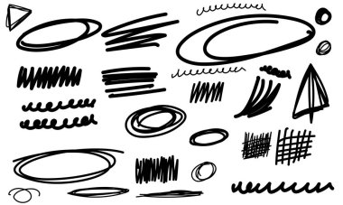 Vektör biçiminde bir karalama ögesi arkaplanı.