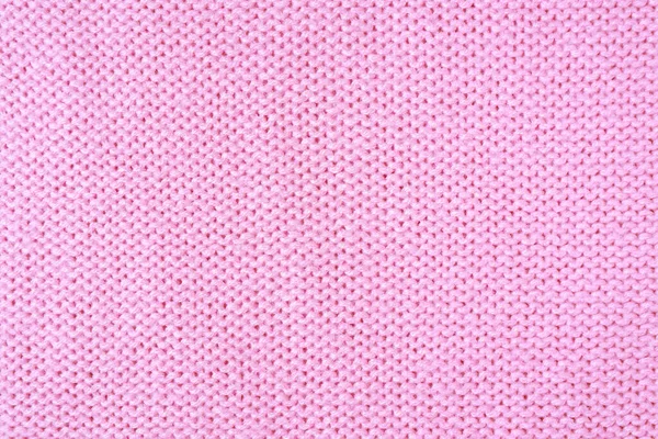 비스코스 털실로 편직물의 배경을 가까이 것이다 분홍빛 양모의 질감을 시킨다 — 스톡 사진