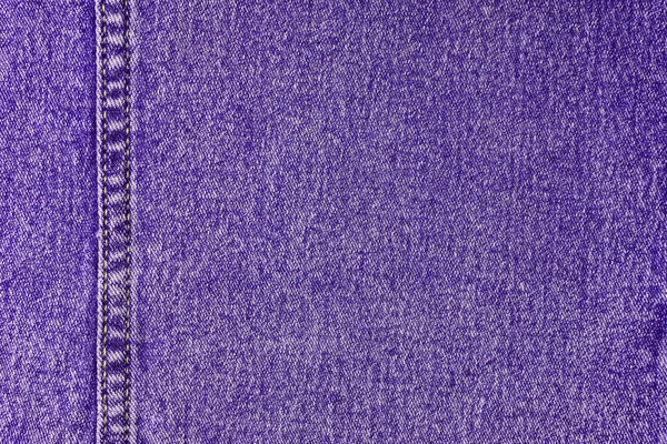 Jeans Textur Hintergrund Textur Aus Violett Gefärbtem Baumwollstoff Mit Dekorativer — Stockfoto