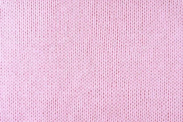 비스코스 털실로 편직물의 배경을 가까이 것이다 분홍빛 양모의 질감을 시킨다 — 스톡 사진