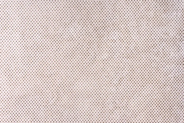 stock image Texture background of velours beige fabric with dots pattern. Fabric texture of upholstery furniture textile material, design interior, wall decor. Fabric texture close up, backdrop, wallpaper.