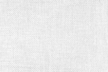 Jacquard woven upholstery, white coarse fabric texture. Textile background, furniture textile material, wallpaper, backdrop. Cloth structure close up.