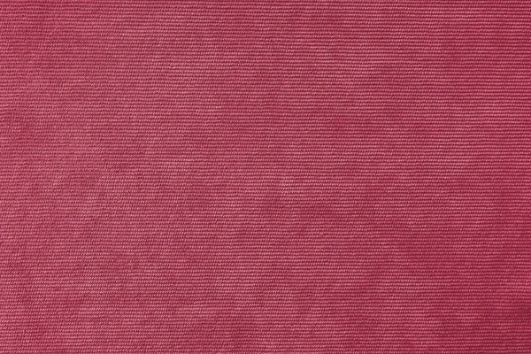 Texture Background Velours Magenta Fabric Upholstery Velveteen Texture Fabric Corduroy — Stockfoto