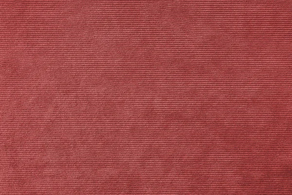 Textur Bakgrund Velours Rött Tyg Klädsel Sammetslen Texturtyg Manchestermöbel Textilmaterial — Stockfoto