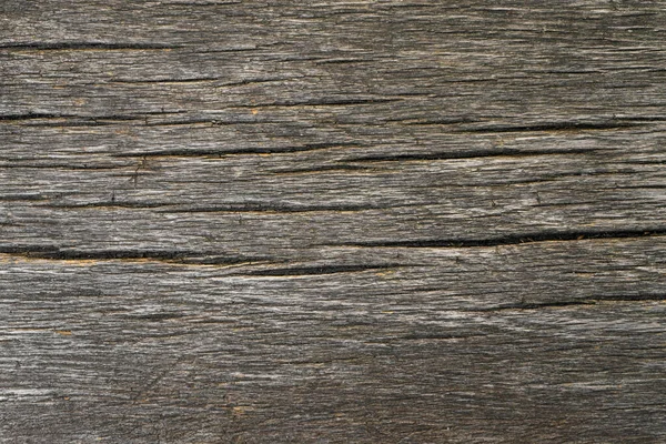 Old Weathered Wooden Brown Board Structure Horizontal Cracks Close Natural — Stock Photo, Image