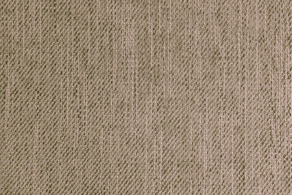 ジャカード織の布張り 茶色の粗い生地の質感 繊維の背景 家具の繊維素材 布の構造を閉じます — ストック写真