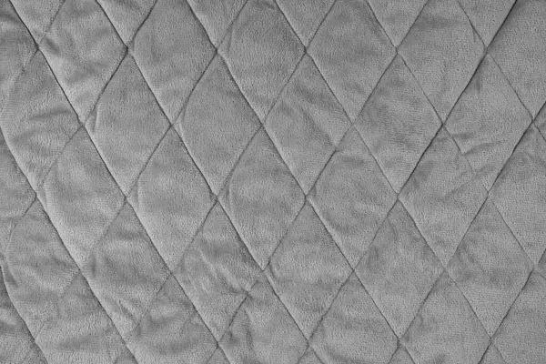 Gyapott Velúr Szövet Háttér Szürke Textúra Takaró Vagy Puffer Kabát — Stock Fotó