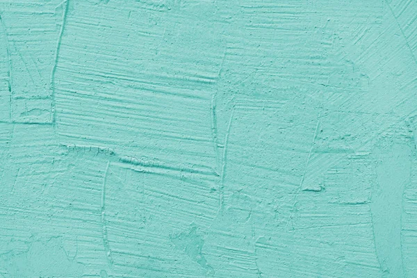 Klasik, eski alçı kaplama yüzey arka plan, turkuaz boyanmış çimento, beton duvar dokusu. Duvar kağıdı, arkaplan, mimari tasarım ögesi