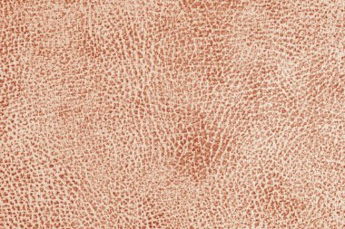 Soyut pejmürde desenli Jacquard turuncu kumaşı yakından, makro. Döşeme, perde dekoratif kumaş yapı, ev dekorasyonu için tuval. Arkaplan, arkaplan, duvar kağıdı.